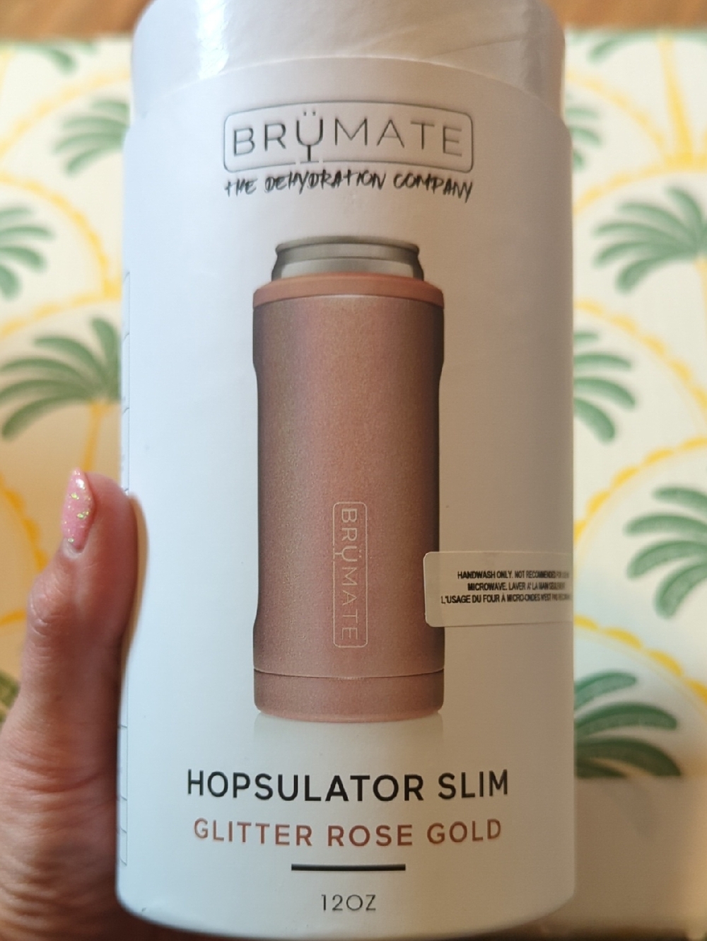 BrüMate Hopsulator Slim - Glitter Rose Gold